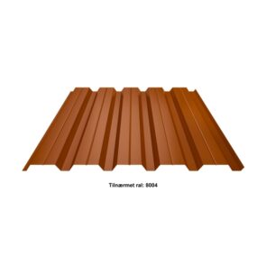 Trapezplade VP35 - Teglrød 0,5