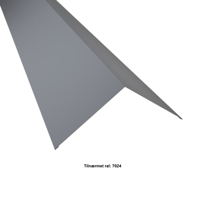 Billede af Tagrygning Trapez/Sinus. 190-190x2000 mm. - Koksgrå - 40 års garanti (0,50) - 15-25 °