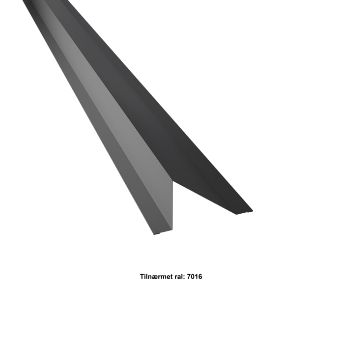 Billede af Snefang 10-25-75-118-25-10x2000mm. - Antracit - 20 års garanti (0,50)