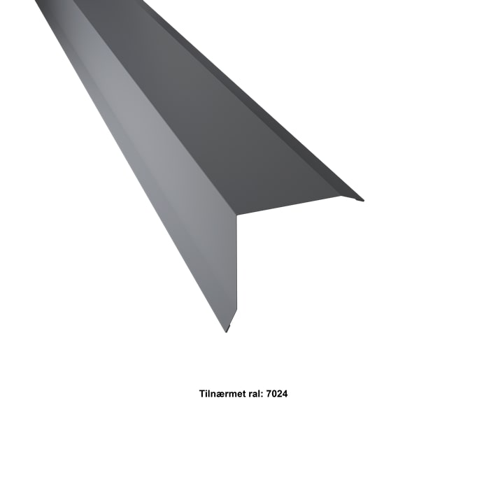 Billede af Vindskede stor. 25-95-95-25x2000 mm. - Koksgrå - 20 års garanti (0,50) hos Profilmetal