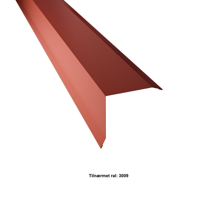 Billede af Vindskede stor. 25-95-95-25x2000 mm. - Svenskrød - 40 års garanti (0,50) hos Profilmetal