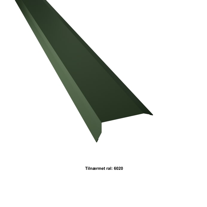 Vindskede lille. 25-25-95-25x2000 mm. - Grøn - 20 års garanti (0,50)