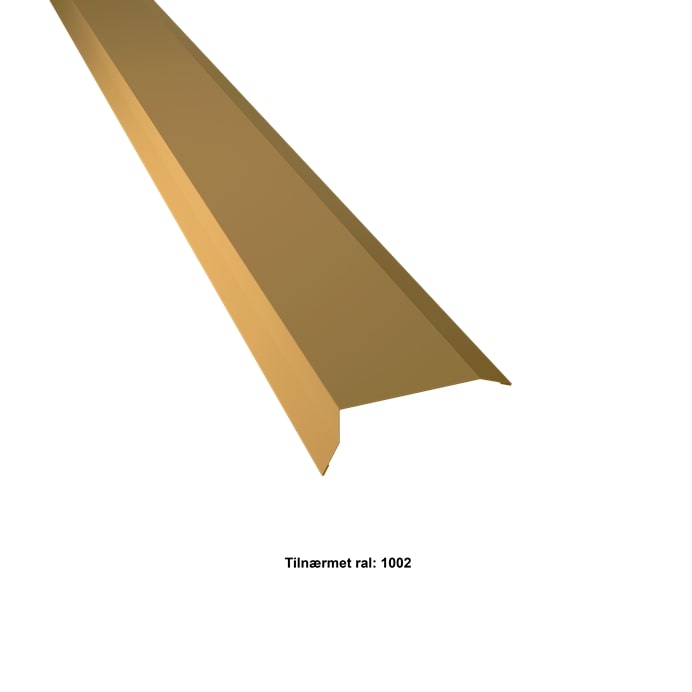 Billede af Vindskede lille. 25-25-95-25x2000 mm. - Gul - 2,00 meter. - 20 års garanti (0,50)