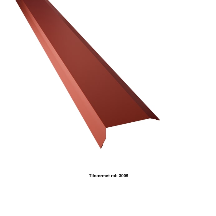 Se Vindskede lille. 25-25-95-25x2000 mm. - Svenskrød - 2,00 meter. - 40 års garanti (0,50) hos Profilmetal