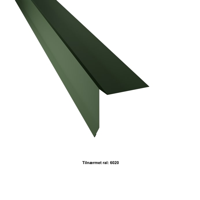 Vindskede Tagpap. 25-95-25-95x2000 mm. - Grøn,20 års garanti (0,50)