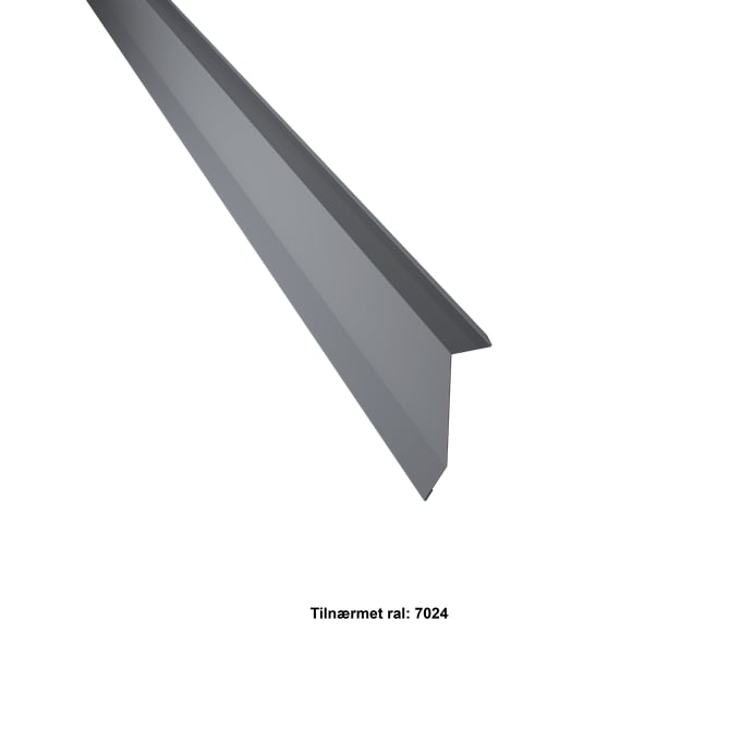 Billede af Løskant. 10-25-75-25x2000 mm. - Koksgrå - 20 års garanti (0,50)