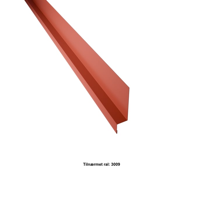 Se Vandnæse lille. 80-25-25x2000 mm. - Svenskrød - 40 års garanti (0,50) hos Profilmetal