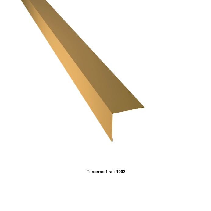 Se Udvendigt hjørne lille. 70-70x2000 mm. - Gul - 20 års garanti (0,50) hos Profilmetal