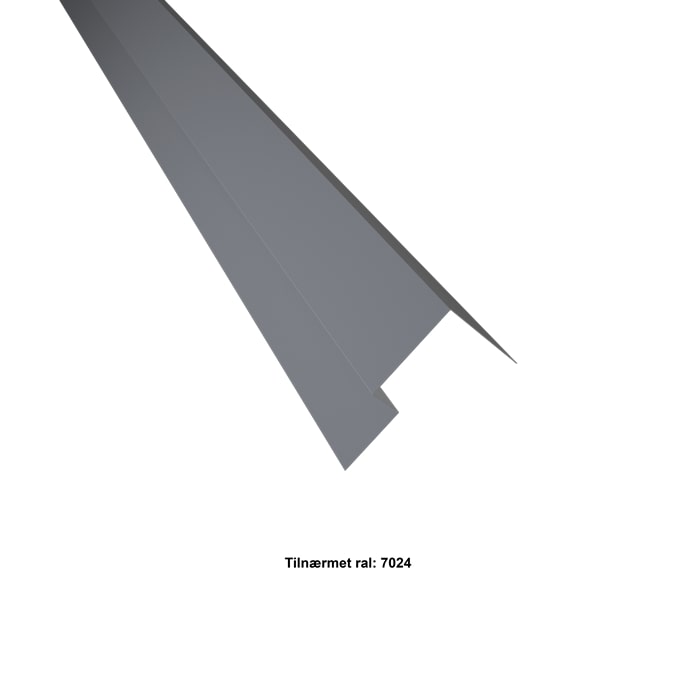 Dør-/Vinduesprofil 50-25-70-120x2500 mm. - Koksgrå - 40 års garanti (0,50)