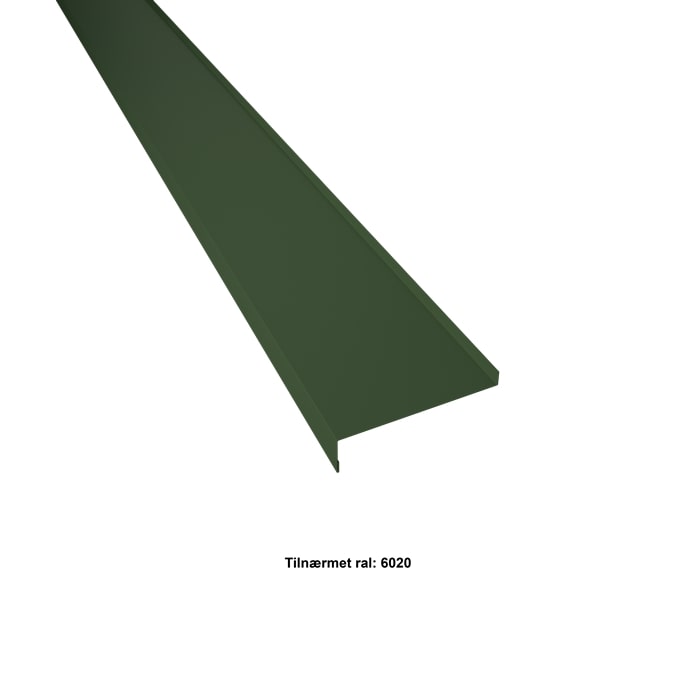 Sålbænk. 10-110-25x2000 mm. - Grøn,20 års garanti (0,50)