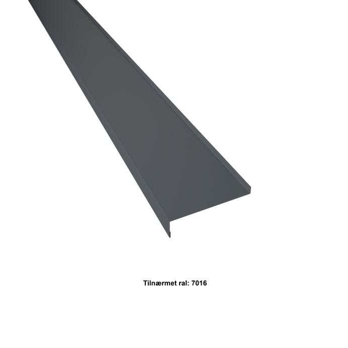 Se Sålbænk. 10-110-25x2000 mm. - Antracit - 20 års garanti (0,50) hos Profilmetal