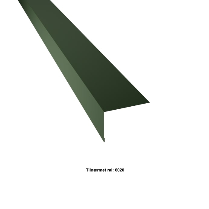 Sideinddækning. 70-100x2000 mm. - Grøn - 20 års garanti (0,50)