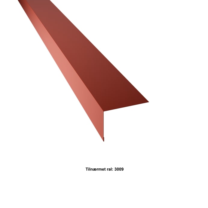 Sideinddækning. 70-100×2000 mm. – Svenskrød – 40 års garanti (0,50)