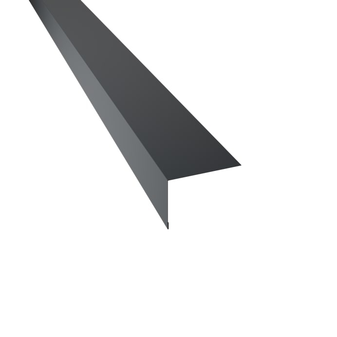 Sideinddækning. 70-100×2000 mm. – Antracit – 20 års garanti (0,50)