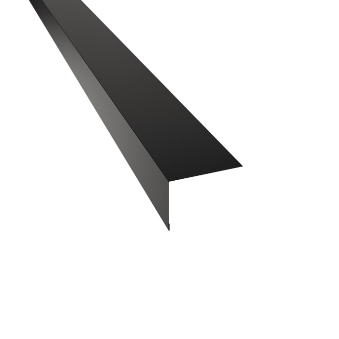 Sideinddækning. 70-100×2000 mm. – Sort – 40 års garanti (0,50)