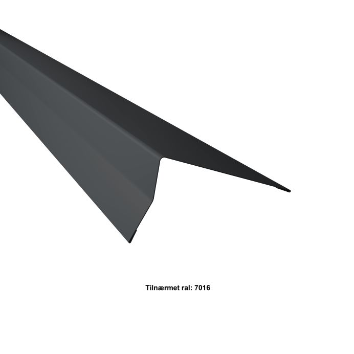 Se Pulttags Rygning. 10-25-25-120-10x2000 mm. - Antracit - 20 års garanti (0,50) hos Profilmetal