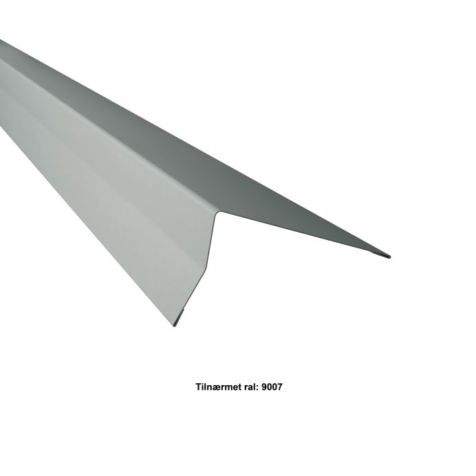 Se Pulttags Rygning. 10-25-25-120-10x2000 mm. - Mørk Silver - 20 års garanti (0,50) hos Profilmetal