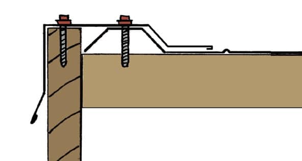VIndskede Pandeplade tegning