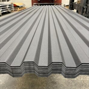 Ståltrapezplade TP20SE 3,00 meter. Mat Sort