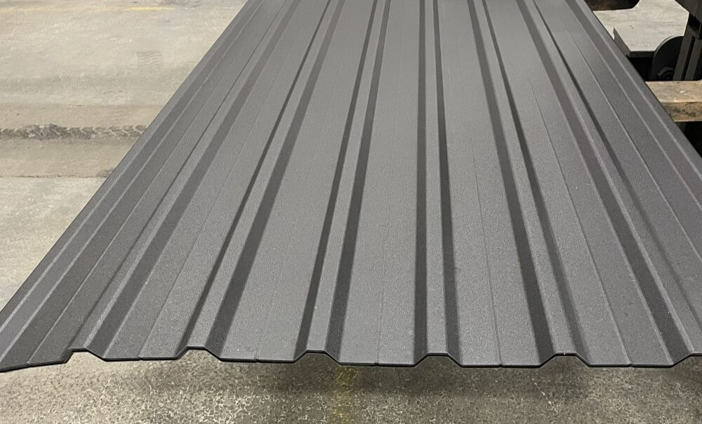 Ståltrapez TP19 - Mat-Sort (3,00 meter) Pris pr. plade. 2-Sortering (Klik og Hent)