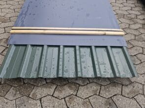 Restpalle: Grøn Trapezplade TP19 i Stål. 3 stk. a 3,00 meter. (9,81 m2) 2-Sortering