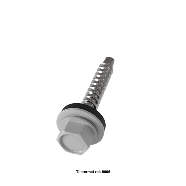 Montageskruer Selvborende 4,8x35 mm. - Silver,250 stk.