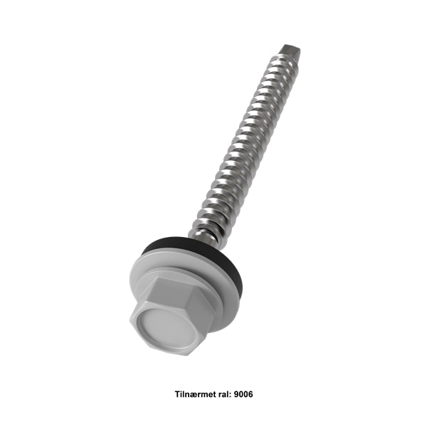 Selvborende skrue 4,8×60 mm. 100 stk. – Silver