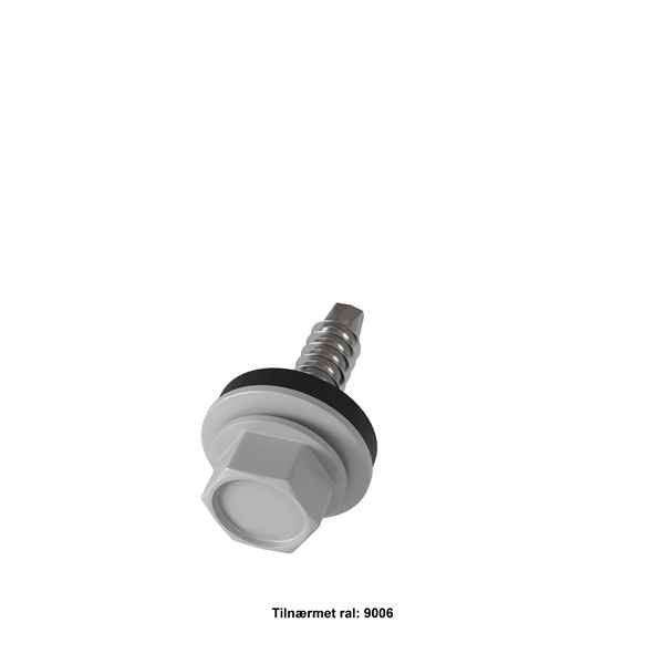 Borskrue 4,8x19 mm. 250 stk. - Silver