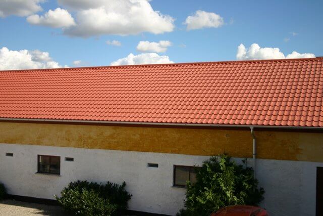 Tagstensplade, Teglrød